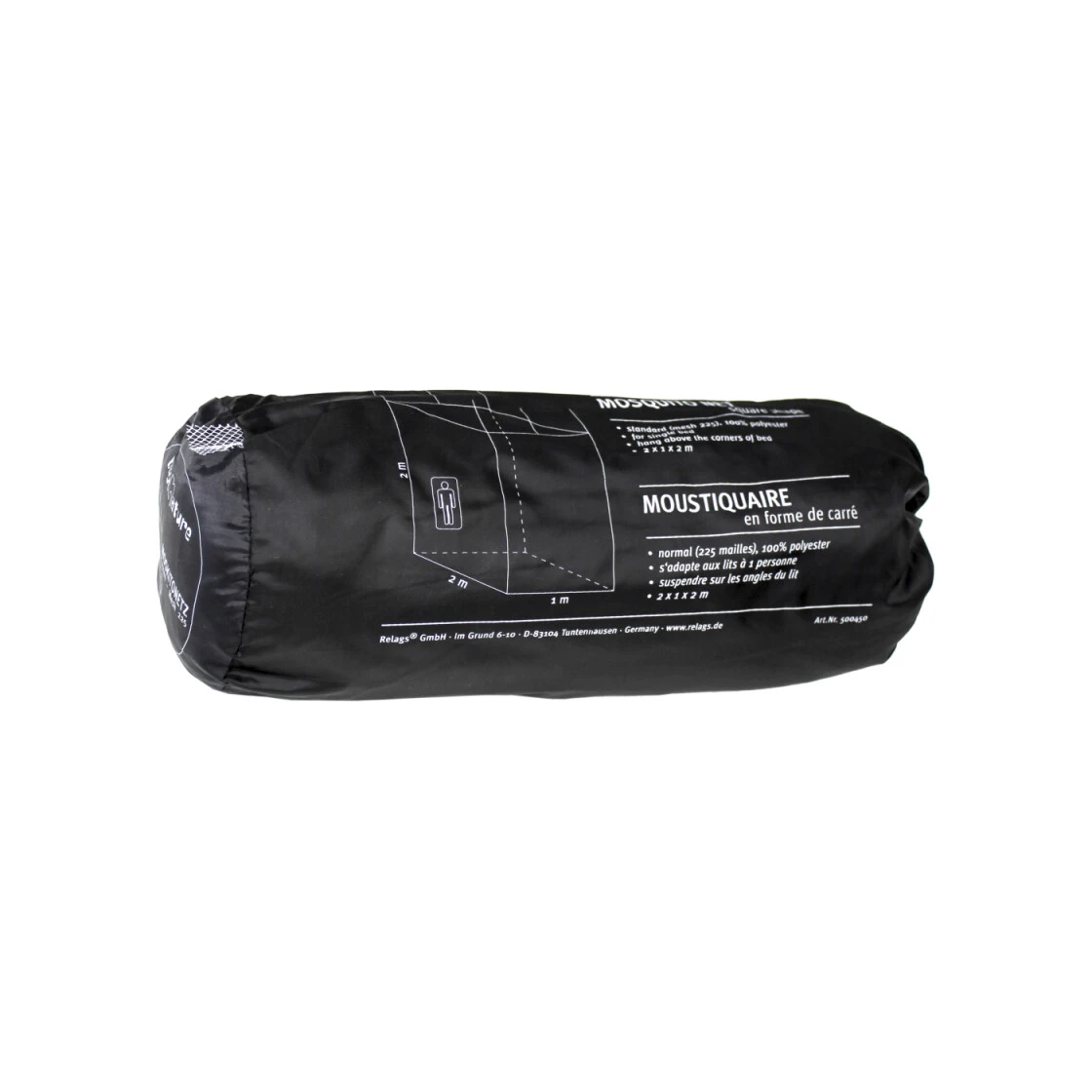 Basic Nature Moskitonetz 'Klassik' Solo, Mesh 225 4 Basic Nature Moskitonetz 'Klassik' Solo, Mesh 225 – Bild 2