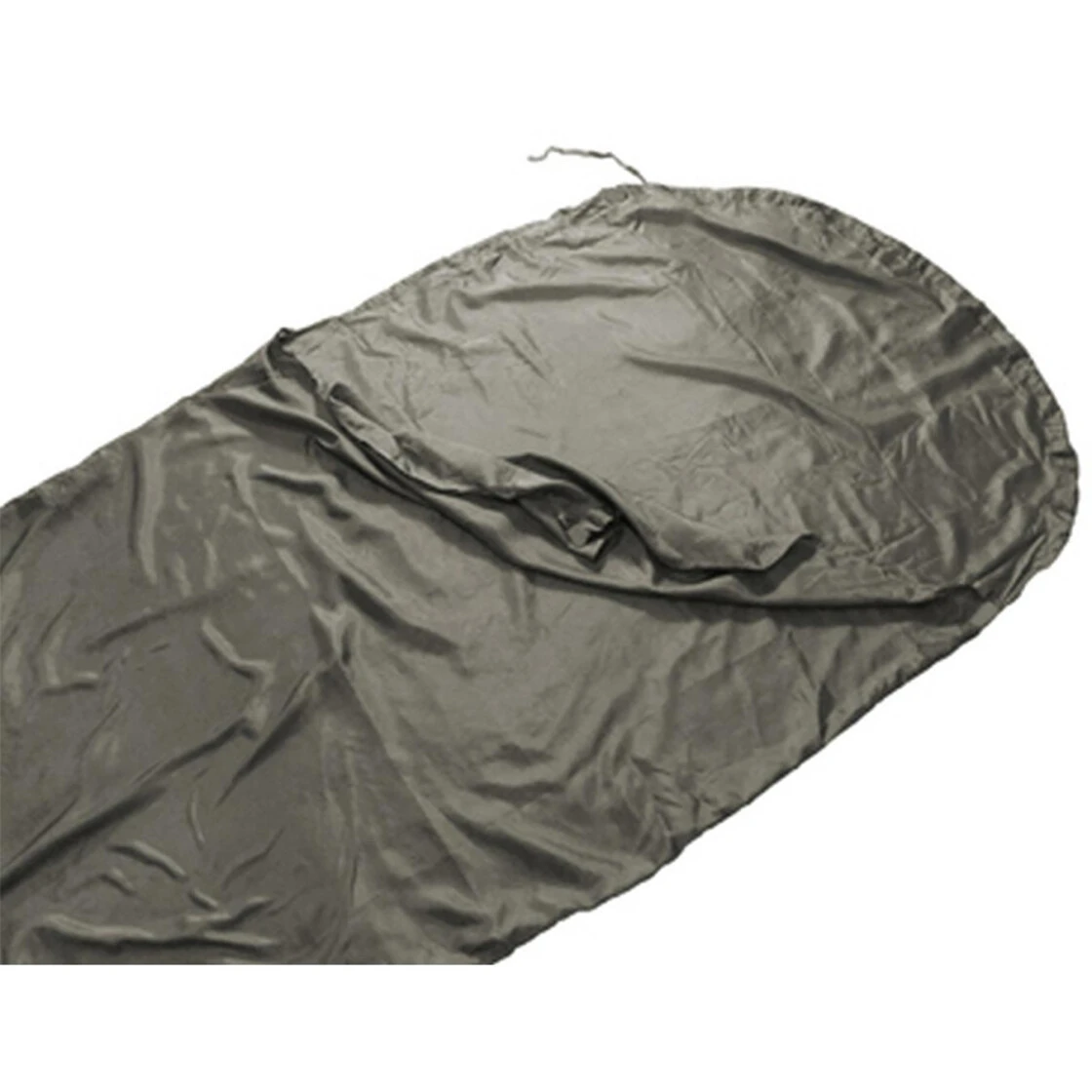 Basic Nature Seideninlett, Deckenform, Anthrazit 4 Basic Nature Seideninlett, Deckenform, Anthrazit – Bild 2