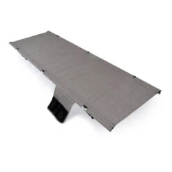 BasicNature Campingbett 'Lifted', Grau 190 Cm