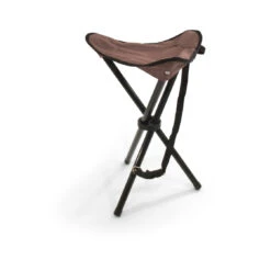 BasicNature Dreibeinhocker 'Travelchair' Stahl Braun