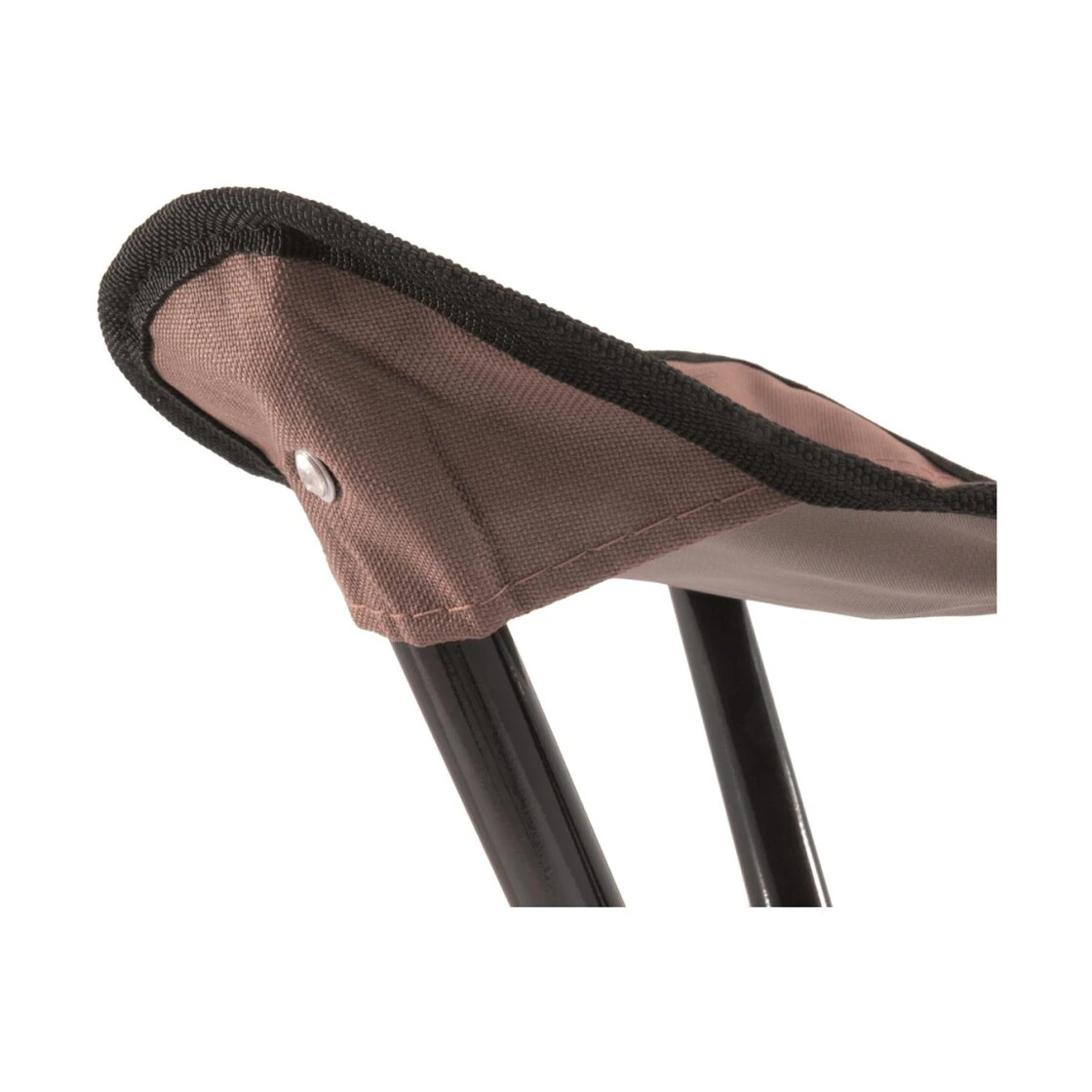 BasicNature Dreibeinhocker 'Travelchair' Stahl Braun 6 BasicNature Dreibeinhocker 'Travelchair' Stahl Braun – Bild 4