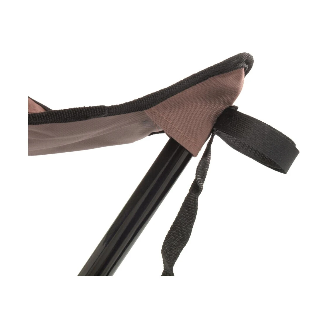 BasicNature Dreibeinhocker 'Travelchair' Stahl Braun 4 BasicNature Dreibeinhocker 'Travelchair' Stahl Braun – Bild 2