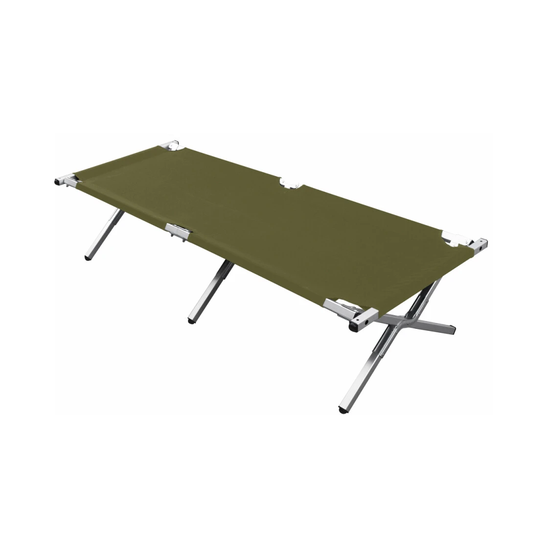 BasicNature Travelchair 'Feldbett',oliv 210 Cm 6 BasicNature Travelchair 'Feldbett',oliv 210 Cm – Bild 5