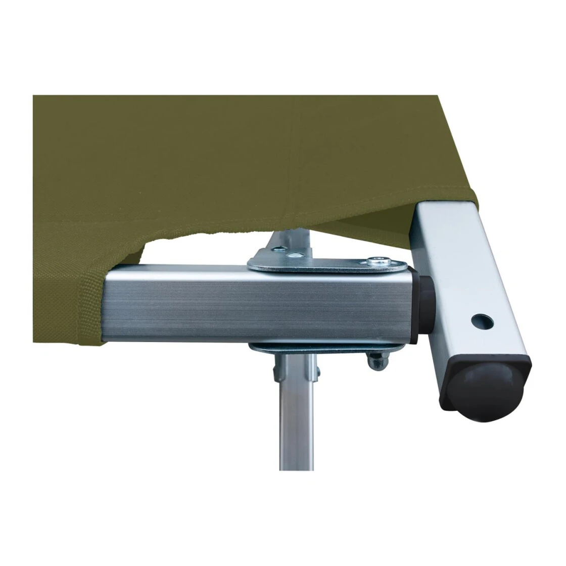 BasicNature Travelchair 'Feldbett',oliv 210 Cm 3 BasicNature Travelchair 'Feldbett',oliv 210 Cm – Bild 2