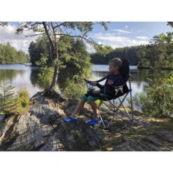 BasicNature Travelchair 'Holiday' Schwarz -Freiluft Verkäufe basicnature travelchair holiday schwarz6