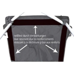 BasicNature Travelchair 'Holiday' Schwarz -Freiluft Verkäufe basicnature travelchair holiday schwarz9