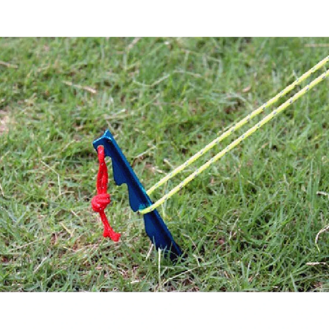 BasicNature Zelthering 'Y-Stake' 18 Cm Blau 8 Stück 4 BasicNature Zelthering 'Y-Stake' 18 Cm Blau 8 Stück – Bild 2