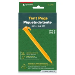 Coghlans Zelthering ABS, Gelb 15 Cm 6 Stück, Blisterpack -Freiluft Verkäufe coghlans zelthering abs gelb 15 cm 6 stueck blisterpack4