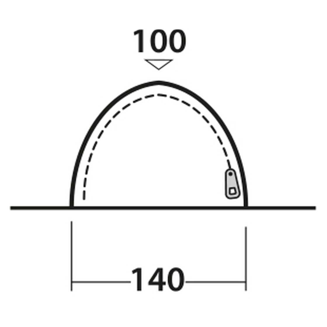 EasyCamp Kuppelzelt 'Comet 200',2 Personen 8 EasyCamp Kuppelzelt 'Comet 200',2 Personen – Bild 6