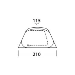 EasyCamp Pop-Up-Zelt 'Flameball 300',2 Personen -Freiluft Verkäufe easycamp pop up zelt flameball 3002 personen5