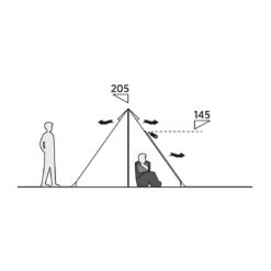 EasyCamp Tipi-Zelt, 4 Personen 'Moonlight Spire' -Freiluft Verkäufe easycamp tipi zelt 4 personen moonlight spire4