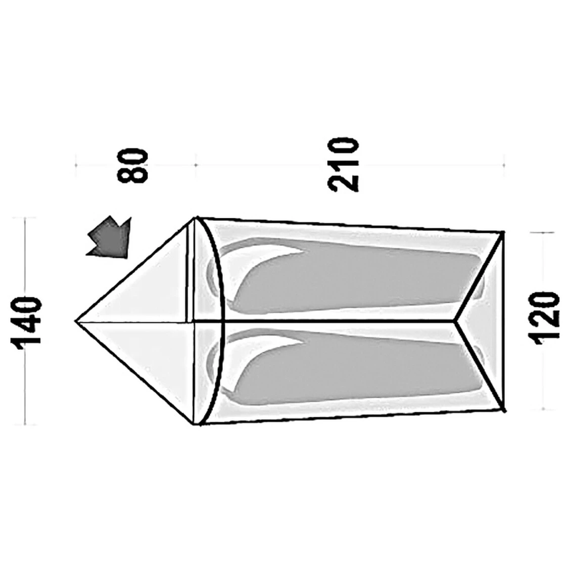 Ferrino Zelt 'Manaslu', 2 Personen 3 Ferrino Zelt 'Manaslu', 2 Personen