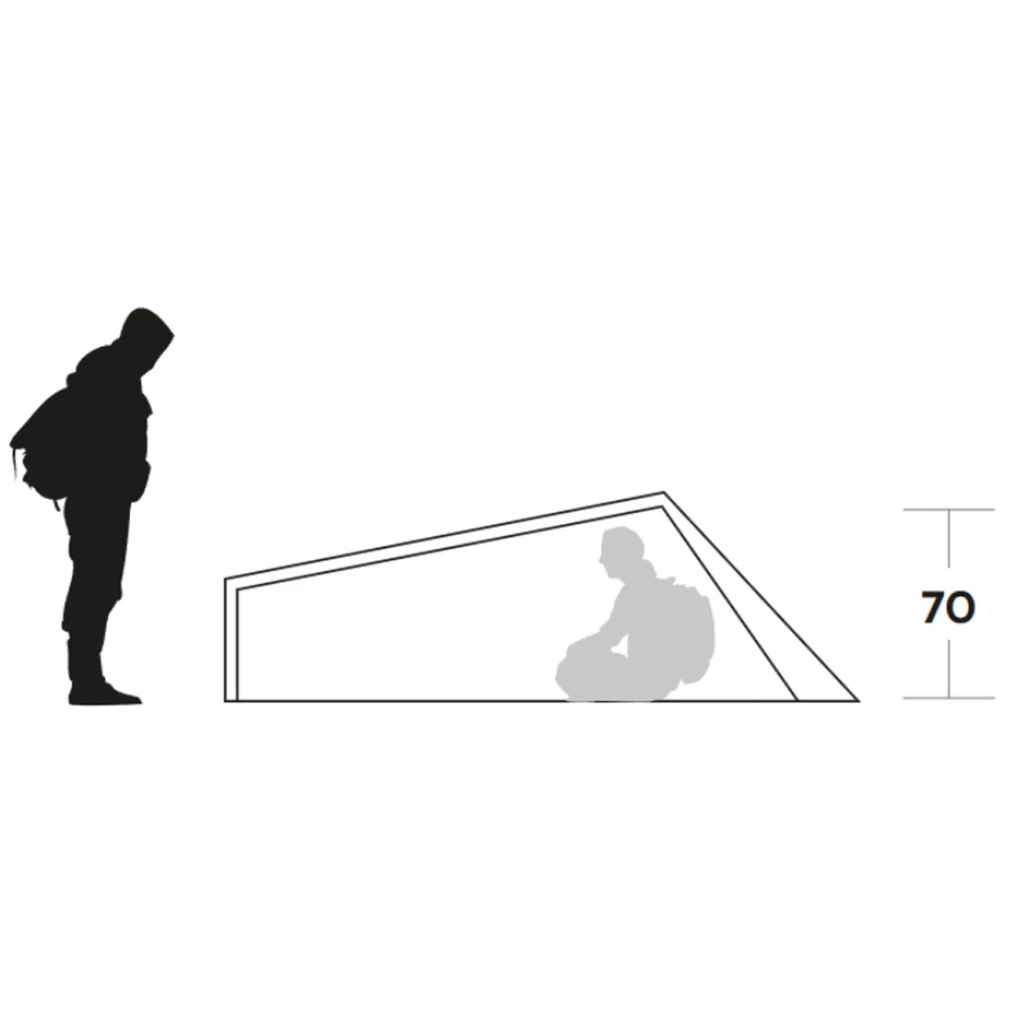 Ferrino Zelt 'Piuma', 1 Person Türkis 7 Ferrino Zelt 'Piuma', 1 Person Türkis – Bild 5