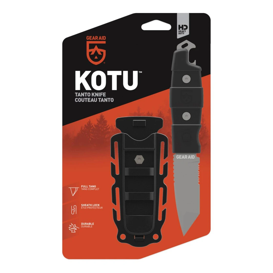 GearAid Messer 'Kotu Tanto' Schwarz 4 GearAid Messer 'Kotu Tanto' Schwarz – Bild 2