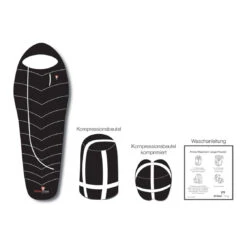 Grüezi-Bag Mumienschlafsack 'Cloud' Links