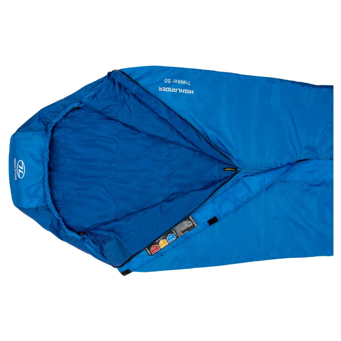 Highlander Schlafsack 'Trekker' Blau 7 Highlander Schlafsack 'Trekker' Blau – Bild 5
