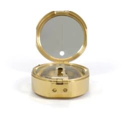 Origin Outdoors Klassischer Kompass 'Peilspiegel', Messing