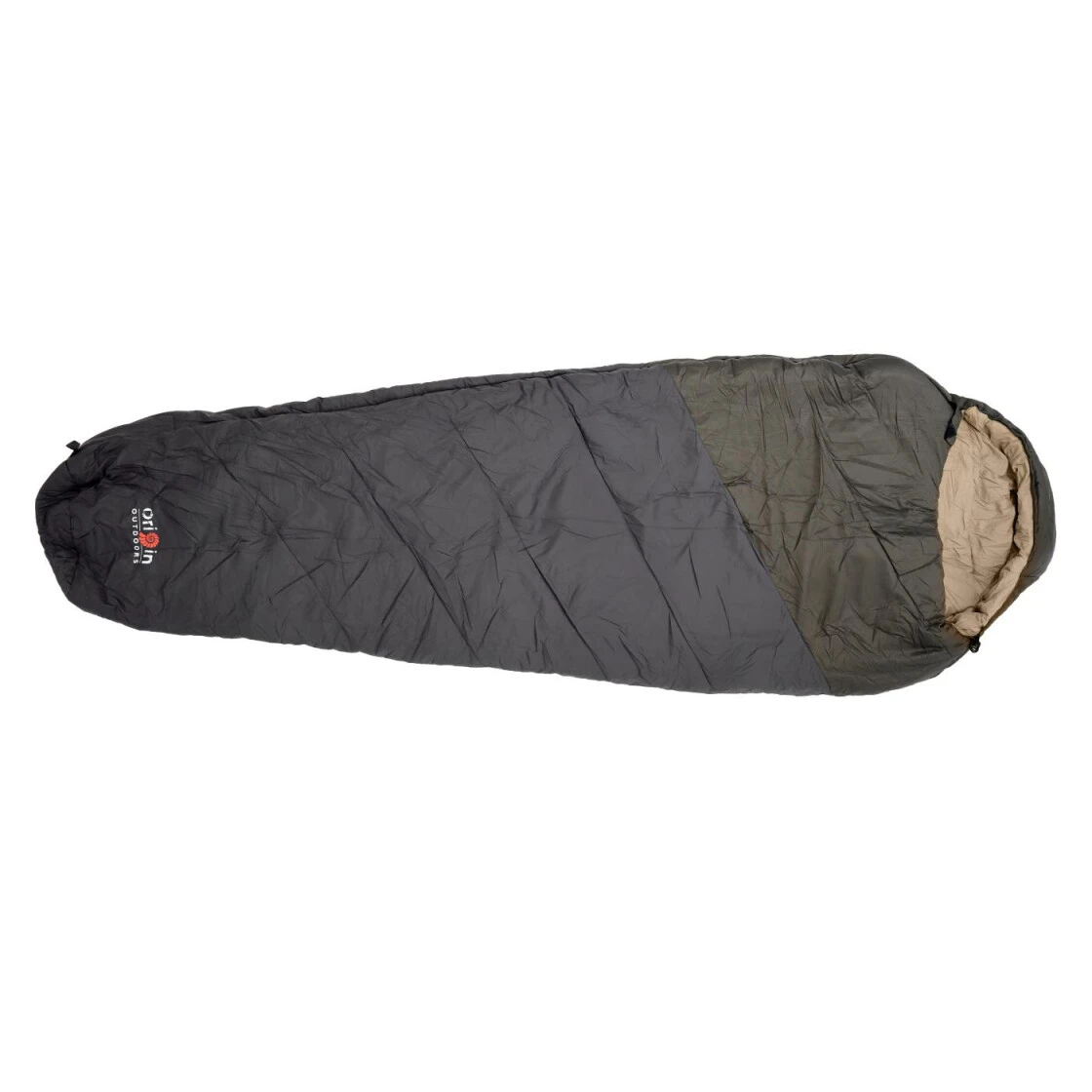 Origin Outdoors Schlafsack 'Frostfall Performance',Mumienform Oliv-grau 4 Origin Outdoors Schlafsack 'Frostfall Performance',Mumienform Oliv-grau – Bild 2
