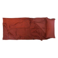 Origin Outdoors Sleeping Liner Seide Deckenform Bordeaux