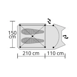 Origin Outdoors Zelt 'Hyggelig' 2 Person -Freiluft Verkäufe origin outdoors zelt hyggelig 2 person9