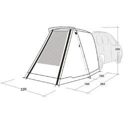 Outwell Zelt 'Sandcrest' S -Freiluft Verkäufe outwell zelt sandcrest s3