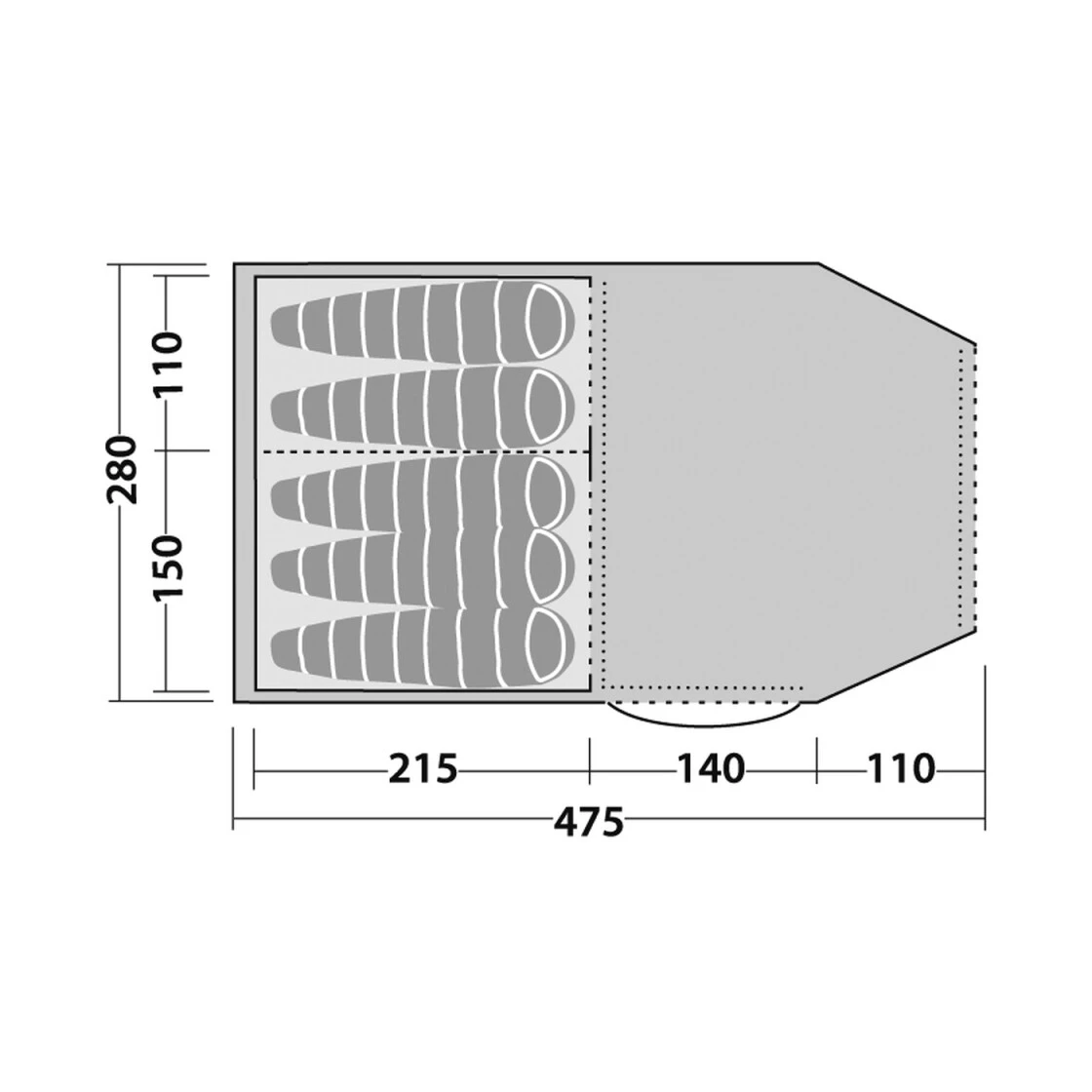 Robens Zelt 'Double Dreamer',5 Personen 5 Robens Zelt 'Double Dreamer',5 Personen – Bild 4
