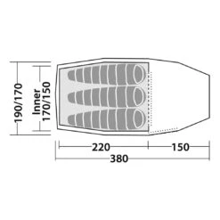 Robens Zelt 'Pioneer',3 Personen Ex -Freiluft Verkäufe robens zelt pioneer3 personen ex3