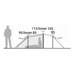 Robens Zelt 'Pioneer',3 Personen Ex -Freiluft Verkäufe robens zelt pioneer3 personen ex4